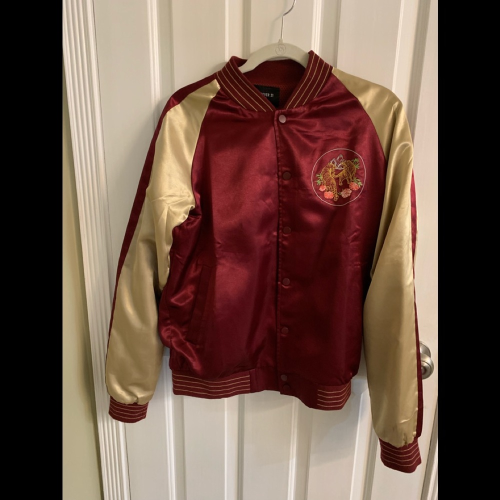 Forever 21 satin jacket